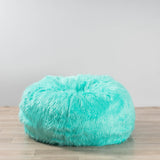 Fur Beanbag Turquoise Aqua Fairy Floss