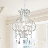 Small White Darling Chandelier Lifestyle