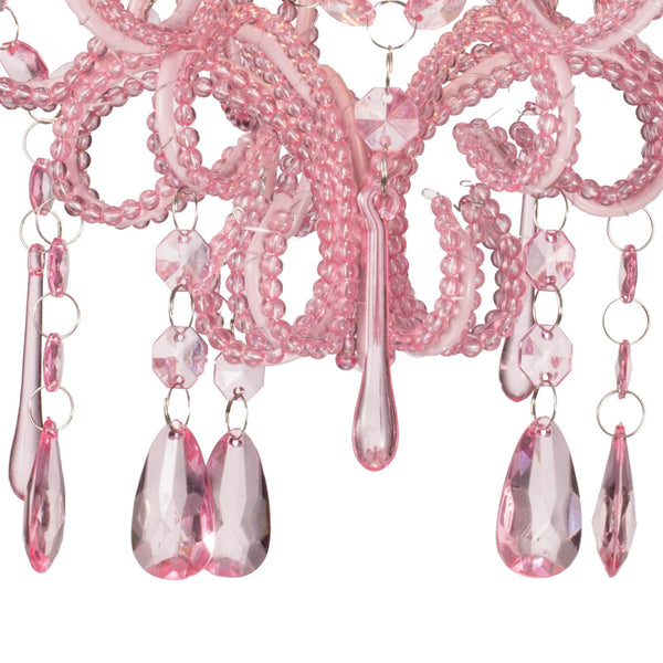 Ivd482 Small Pink Darling Chandelier Detail 1