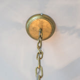 Square Antique Gold Lantern Venetia Ceiling Fixture