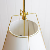gold jessie pendant light on a white background