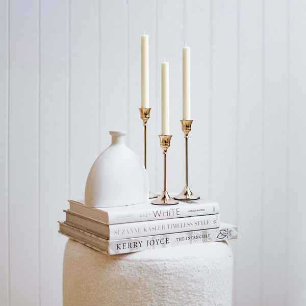 3pc Candlestick Set - French Gold